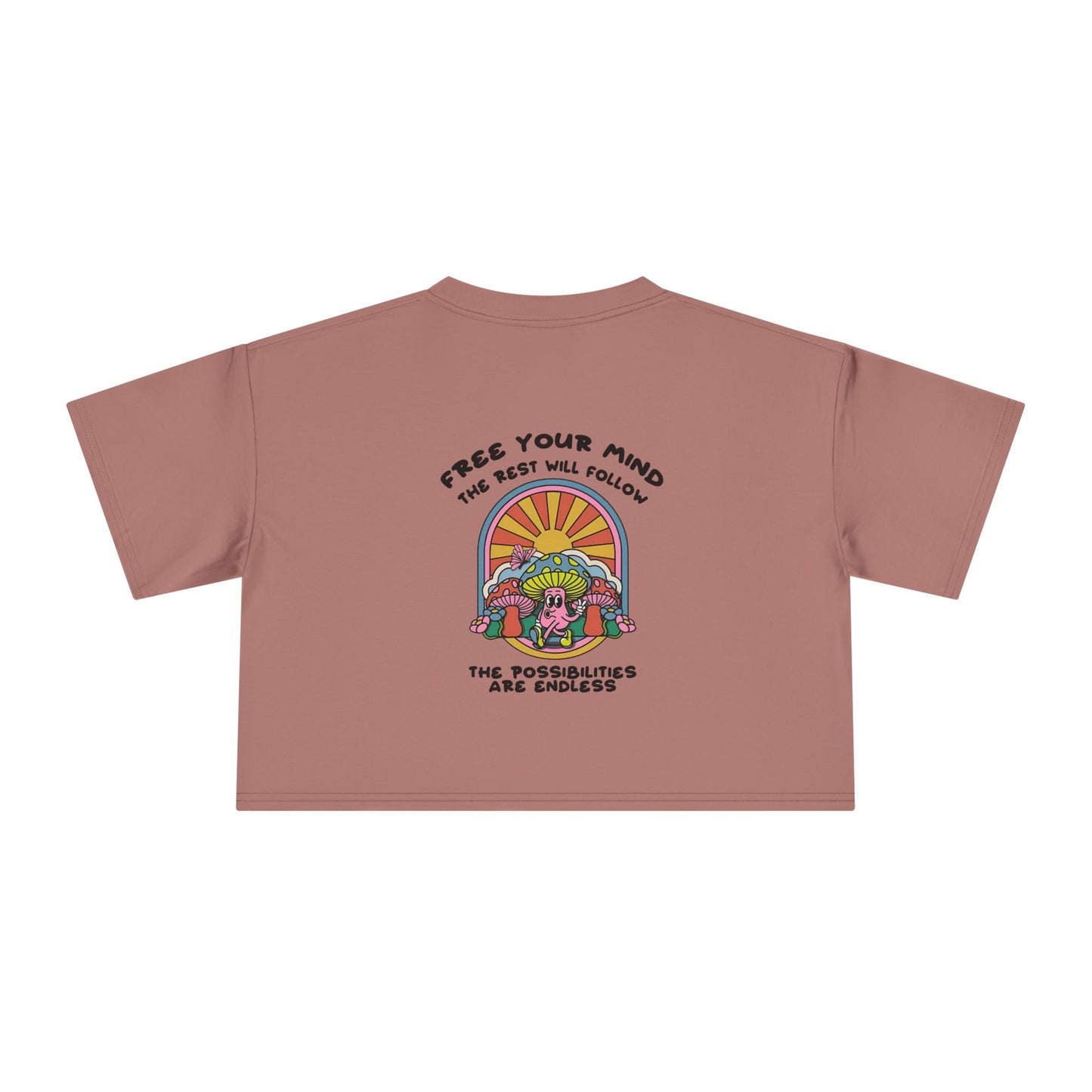 “Free Your Mind” Women's Crop Tee
