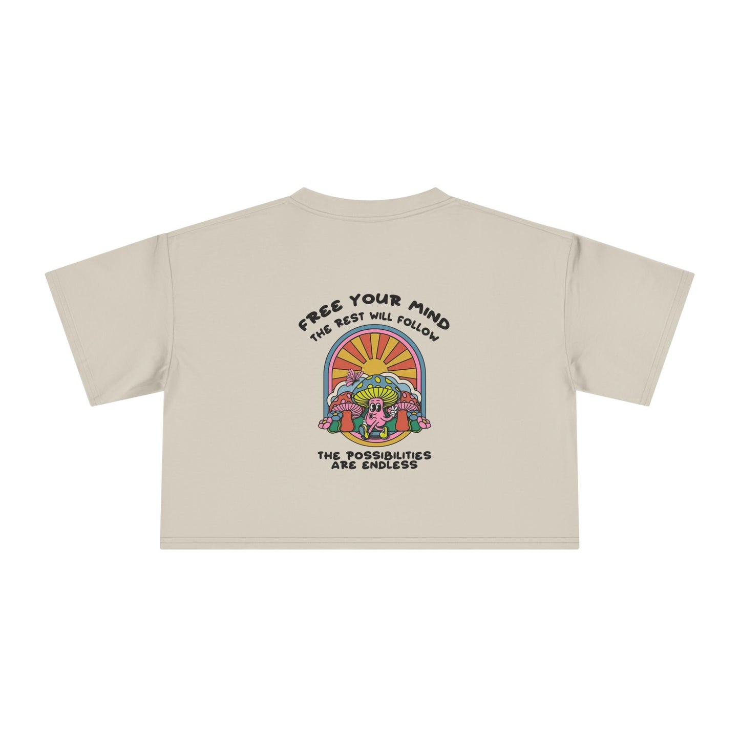 “Free Your Mind” Women's Crop Tee