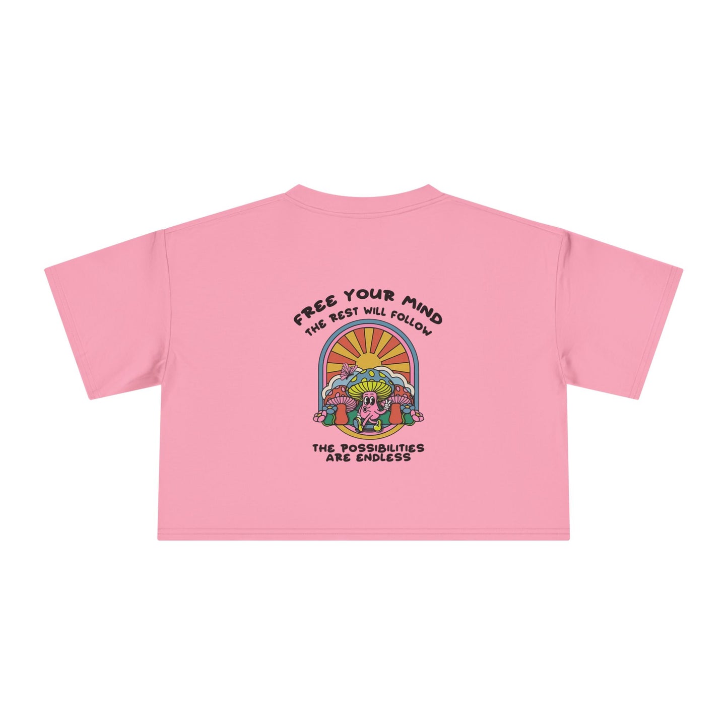 “Free Your Mind” Women's Crop Tee
