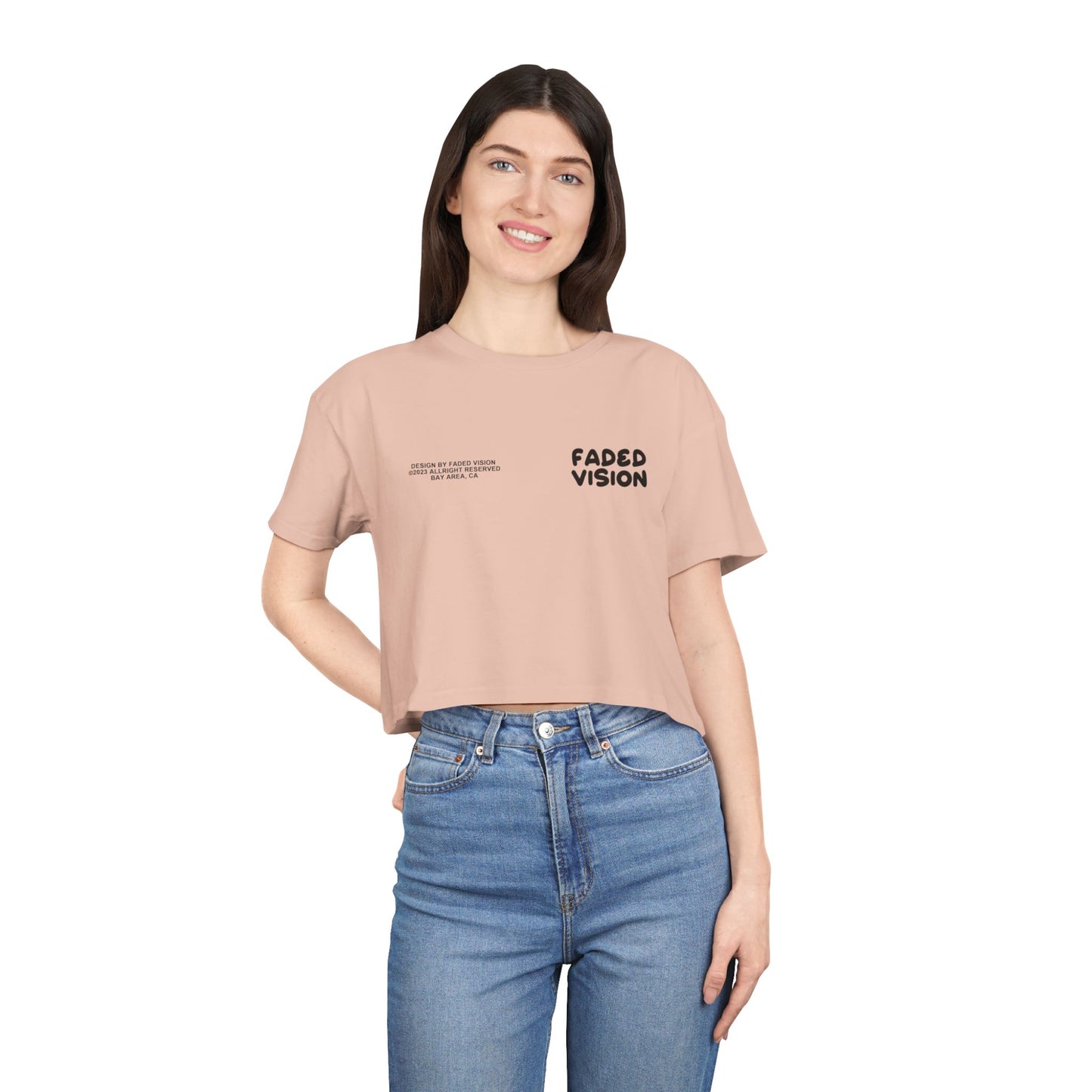 “Free Your Mind” Women's Crop Tee