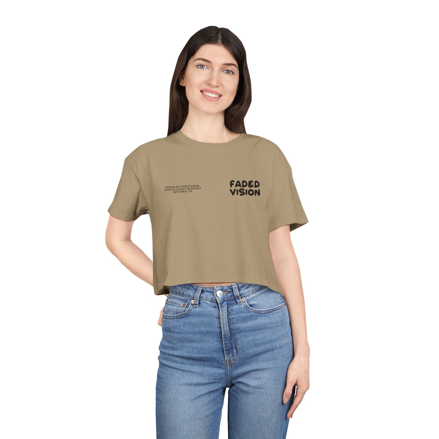 “Free Your Mind” Women's Crop Tee