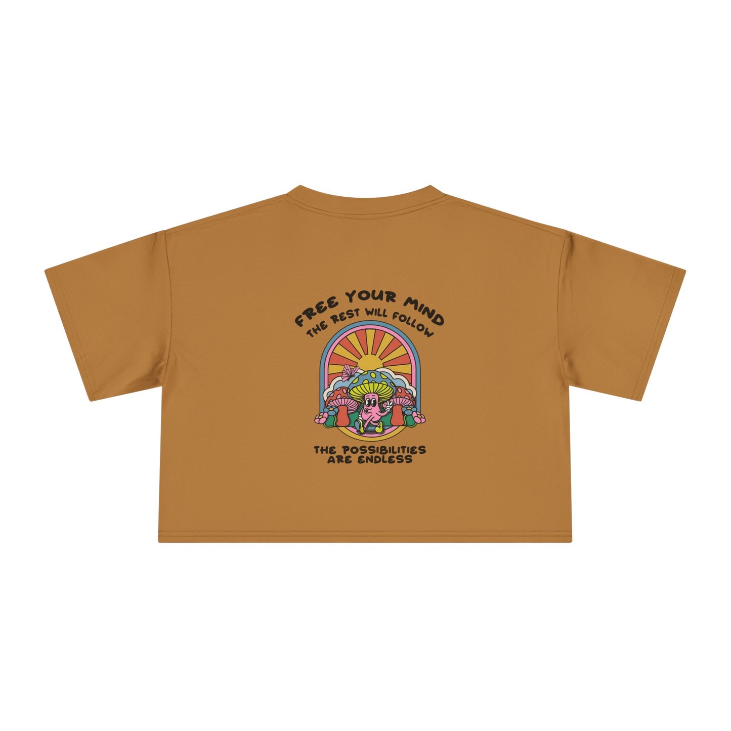 “Free Your Mind” Women's Crop Tee