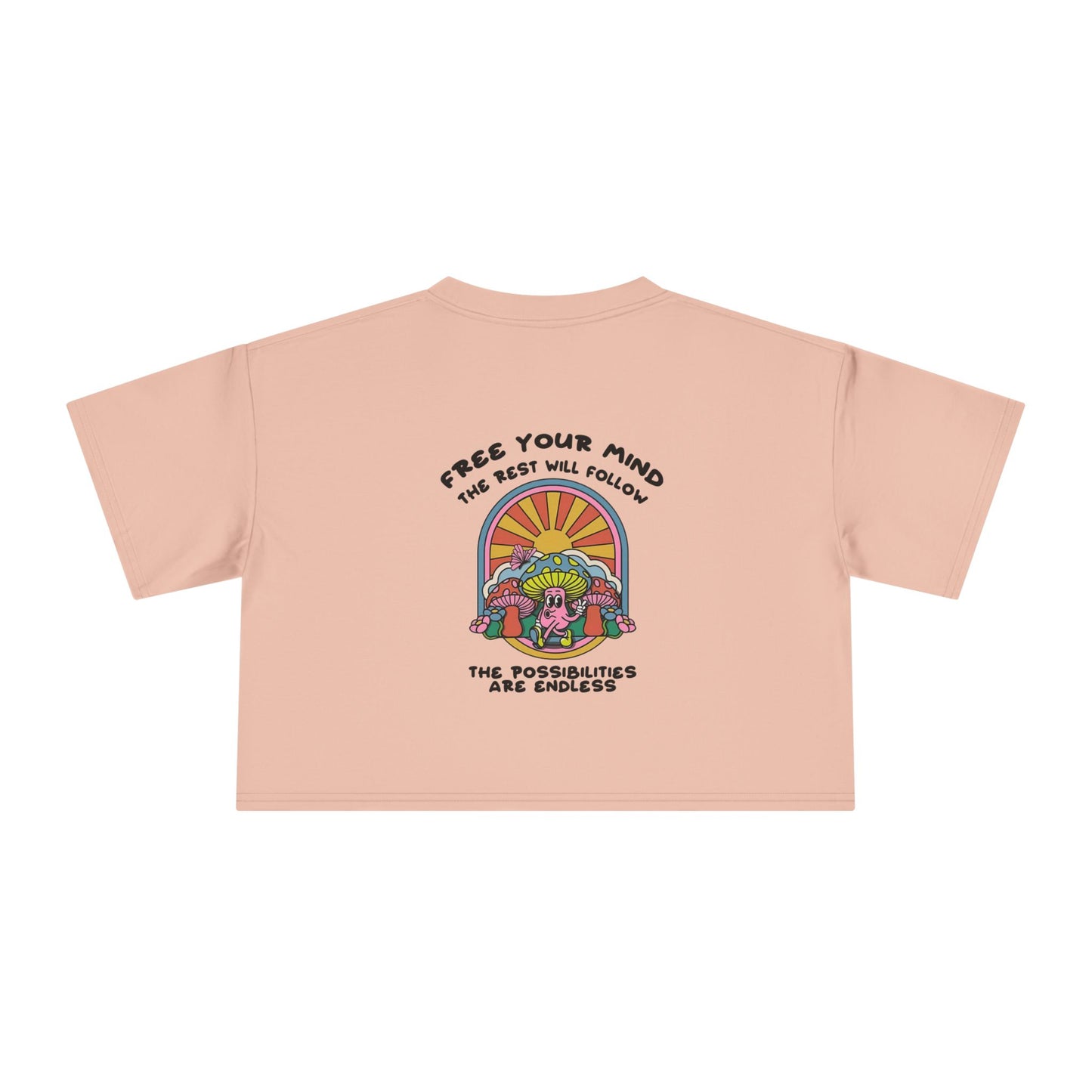 “Free Your Mind” Women's Crop Tee