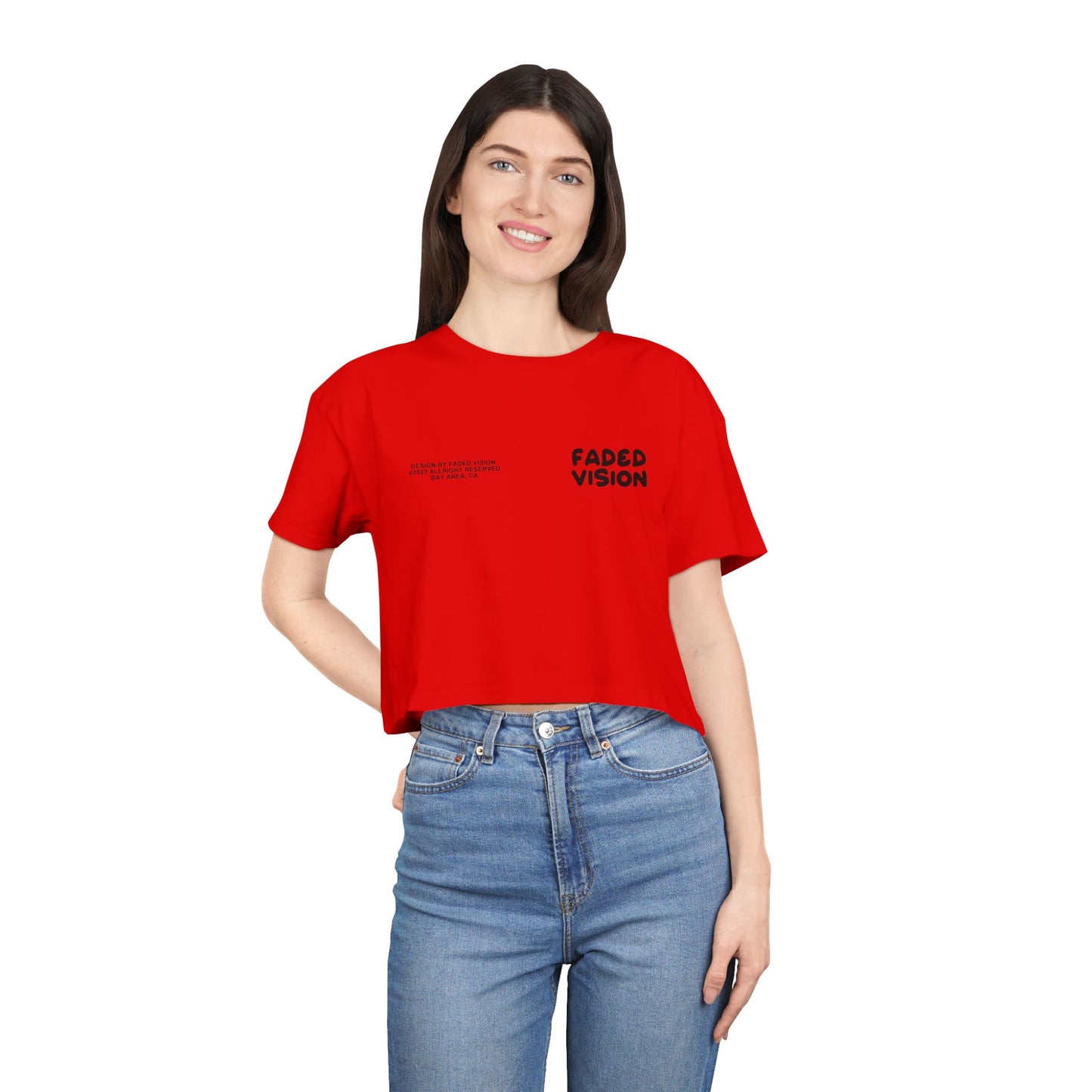 “Free Your Mind” Women's Crop Tee