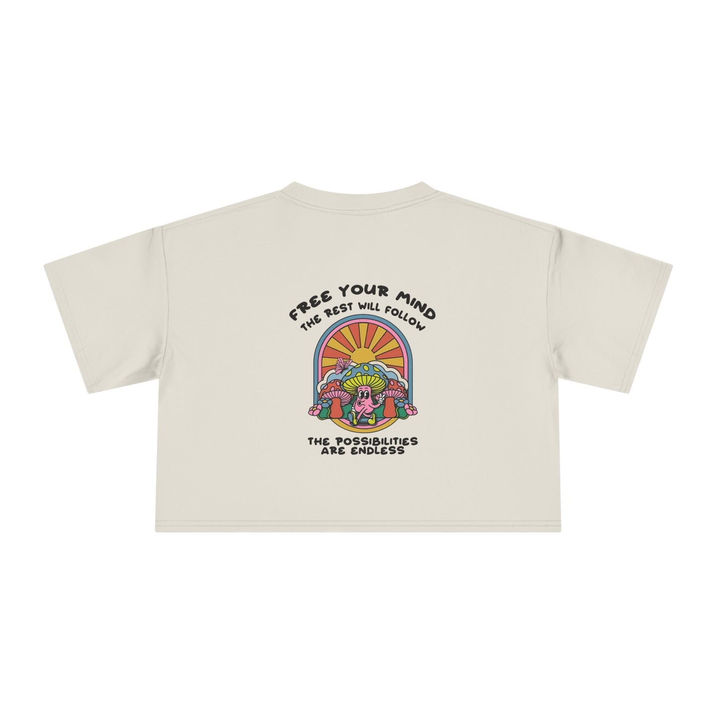 “Free Your Mind” Women's Crop Tee
