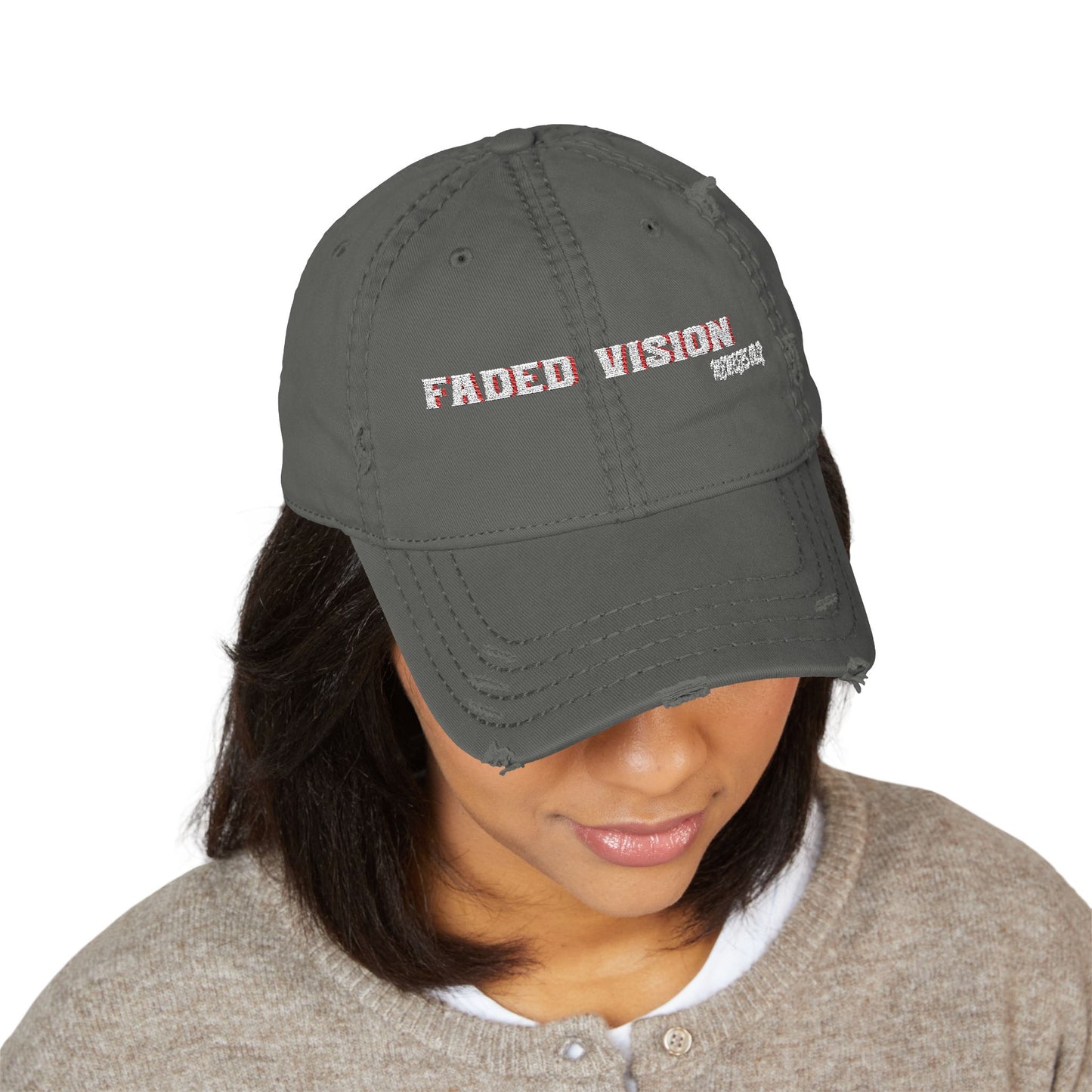 Distressed Dad Hat (Embroidery)