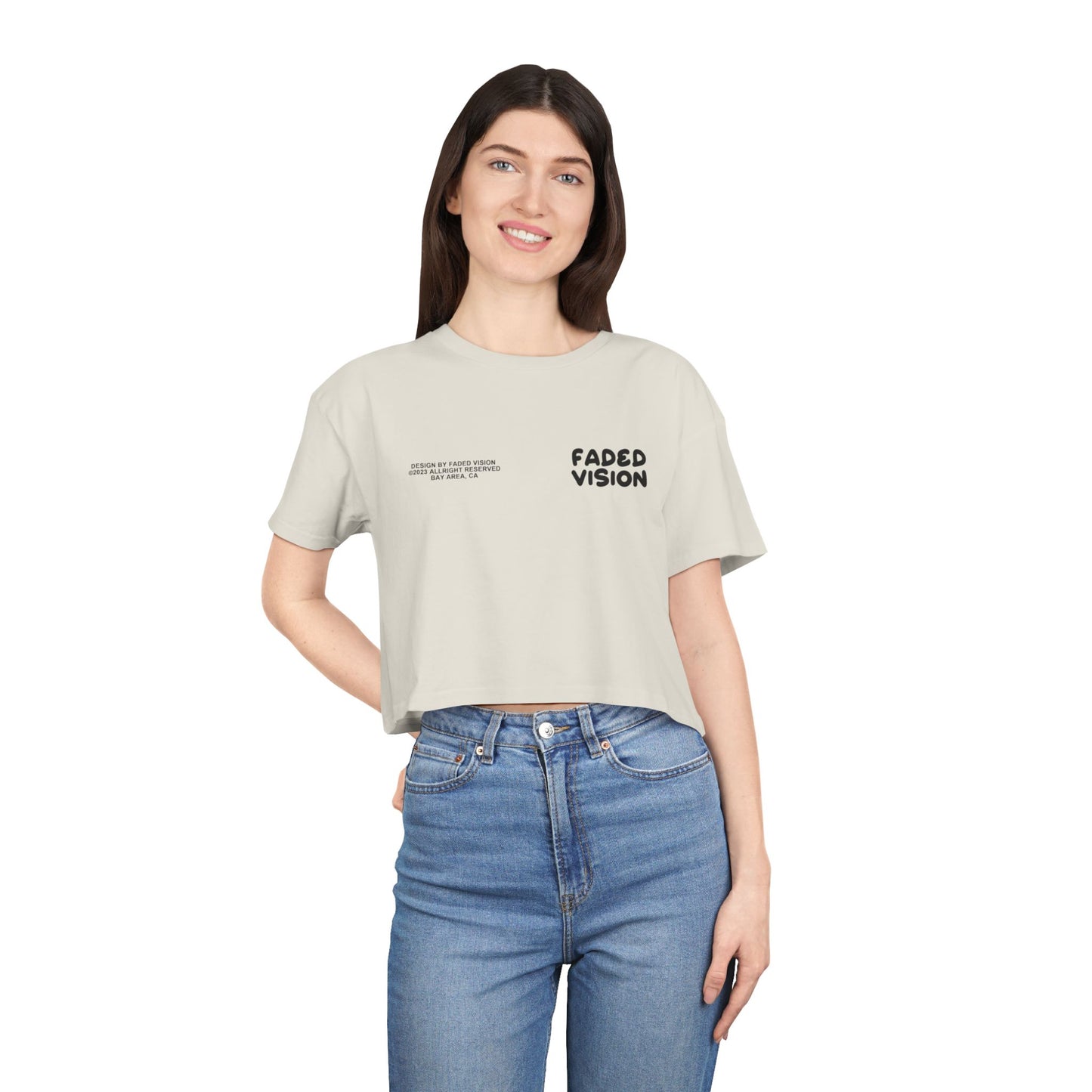 “Free Your Mind” Women's Crop Tee