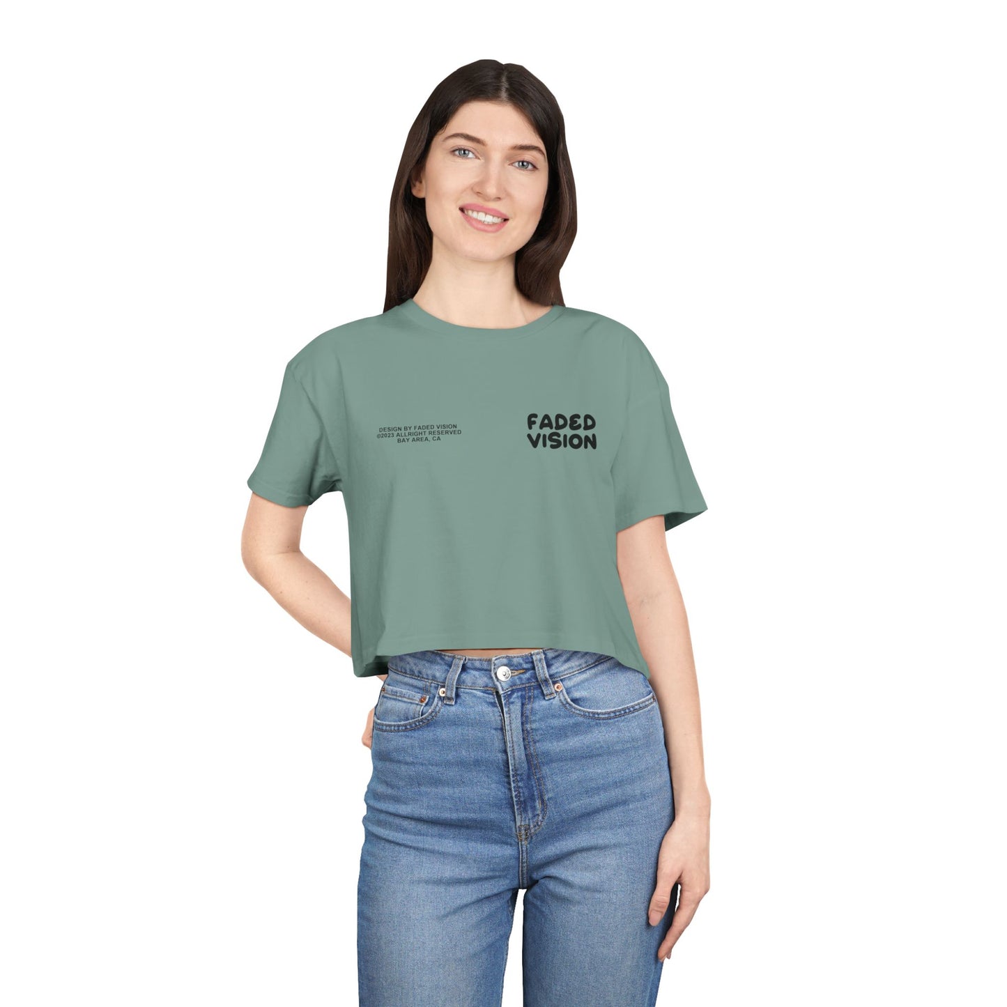 “Free Your Mind” Women's Crop Tee