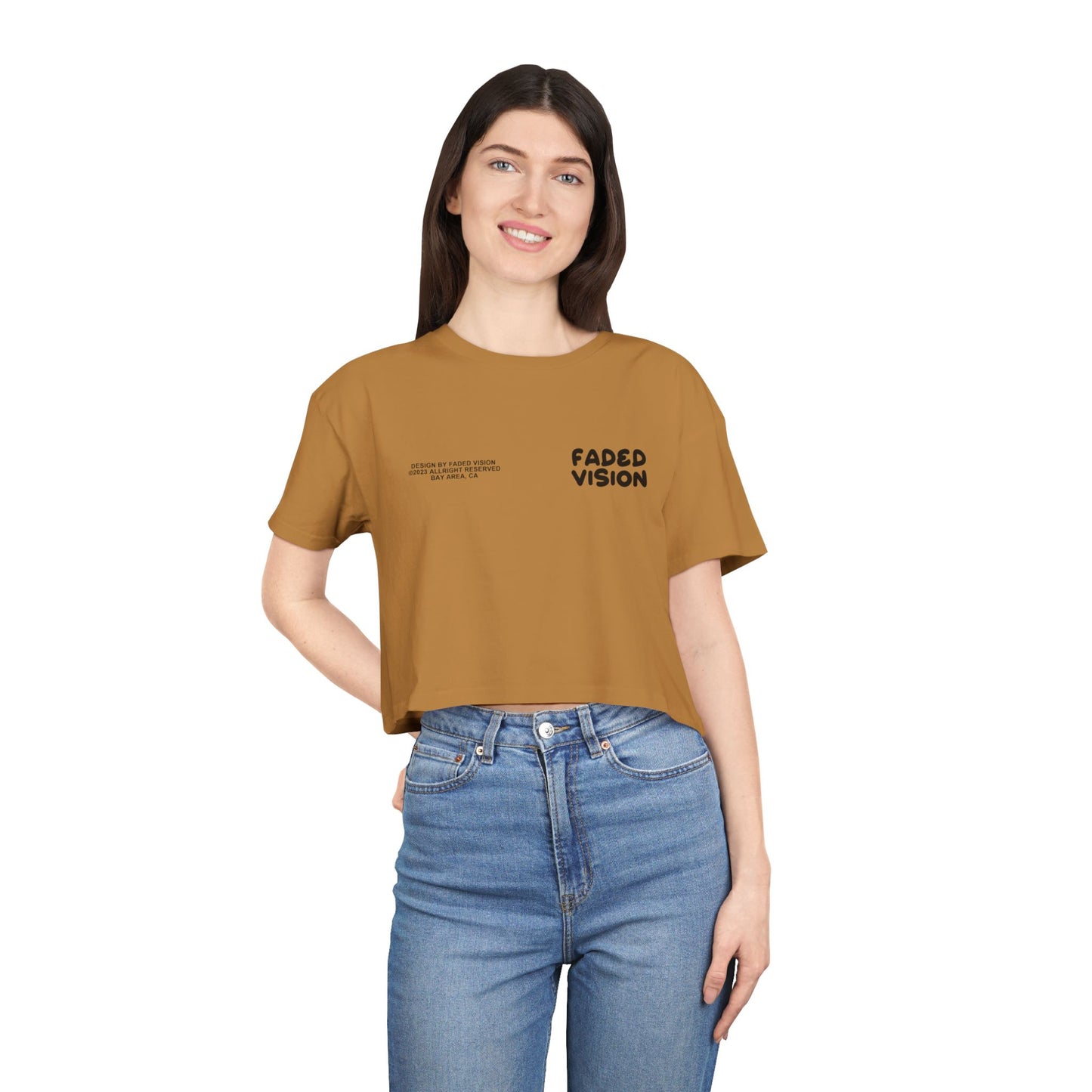 “Free Your Mind” Women's Crop Tee