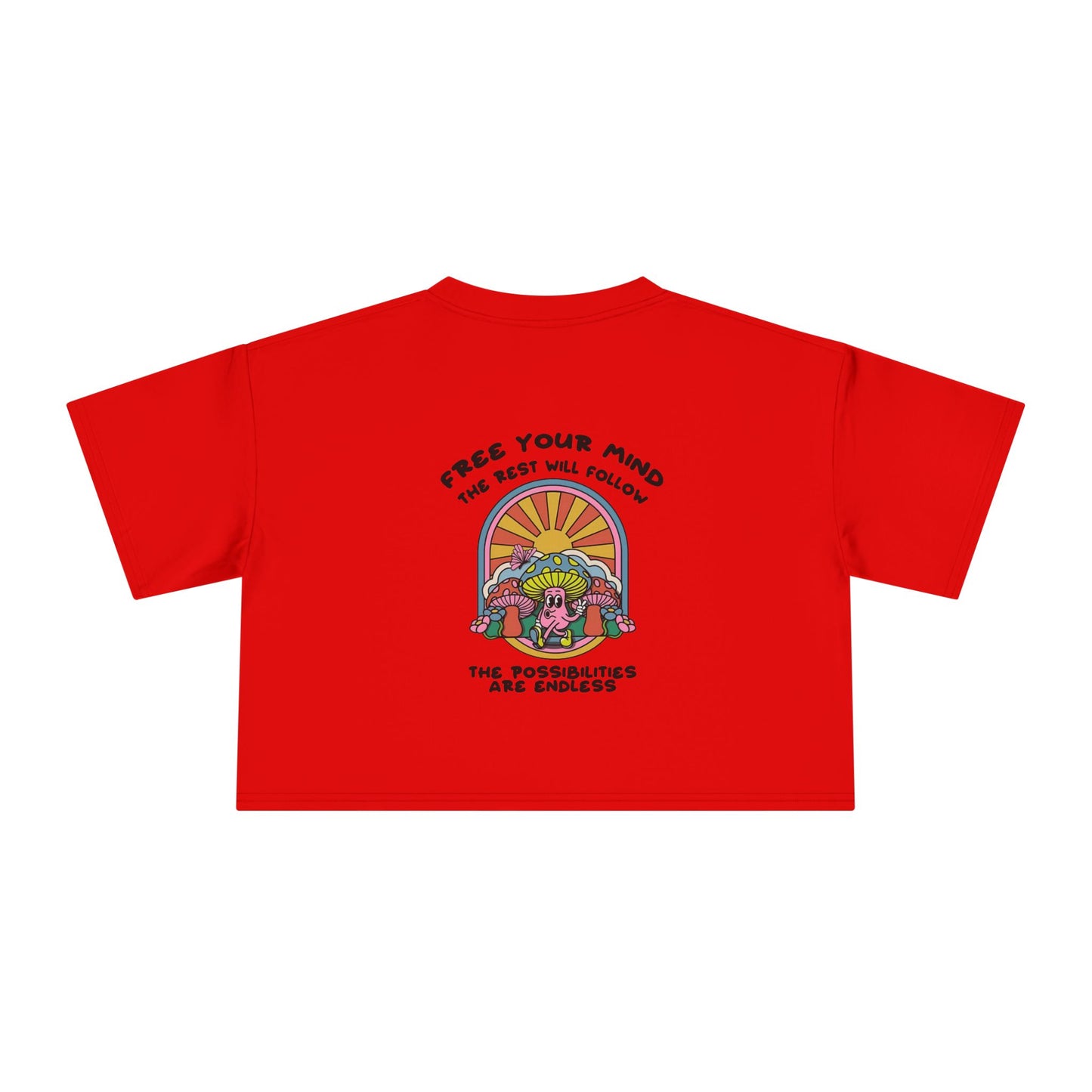 “Free Your Mind” Women's Crop Tee