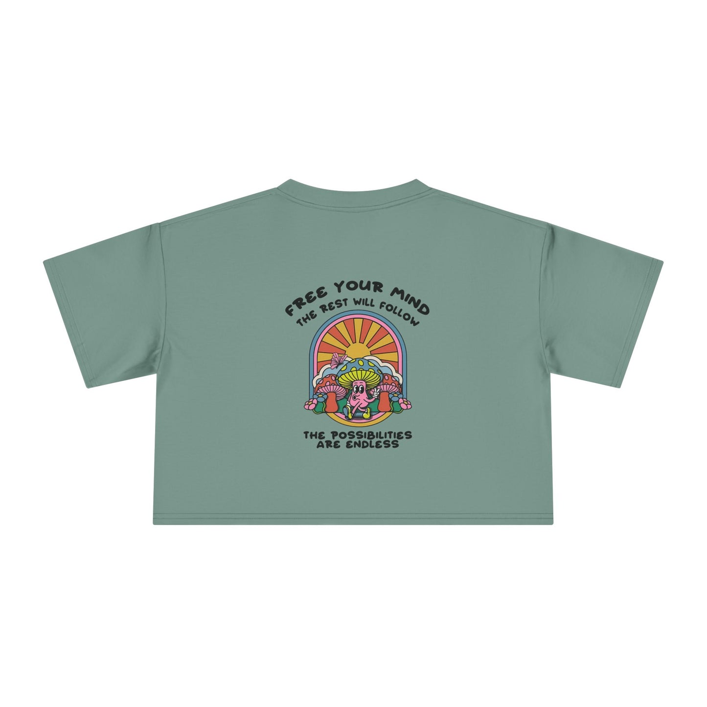 “Free Your Mind” Women's Crop Tee