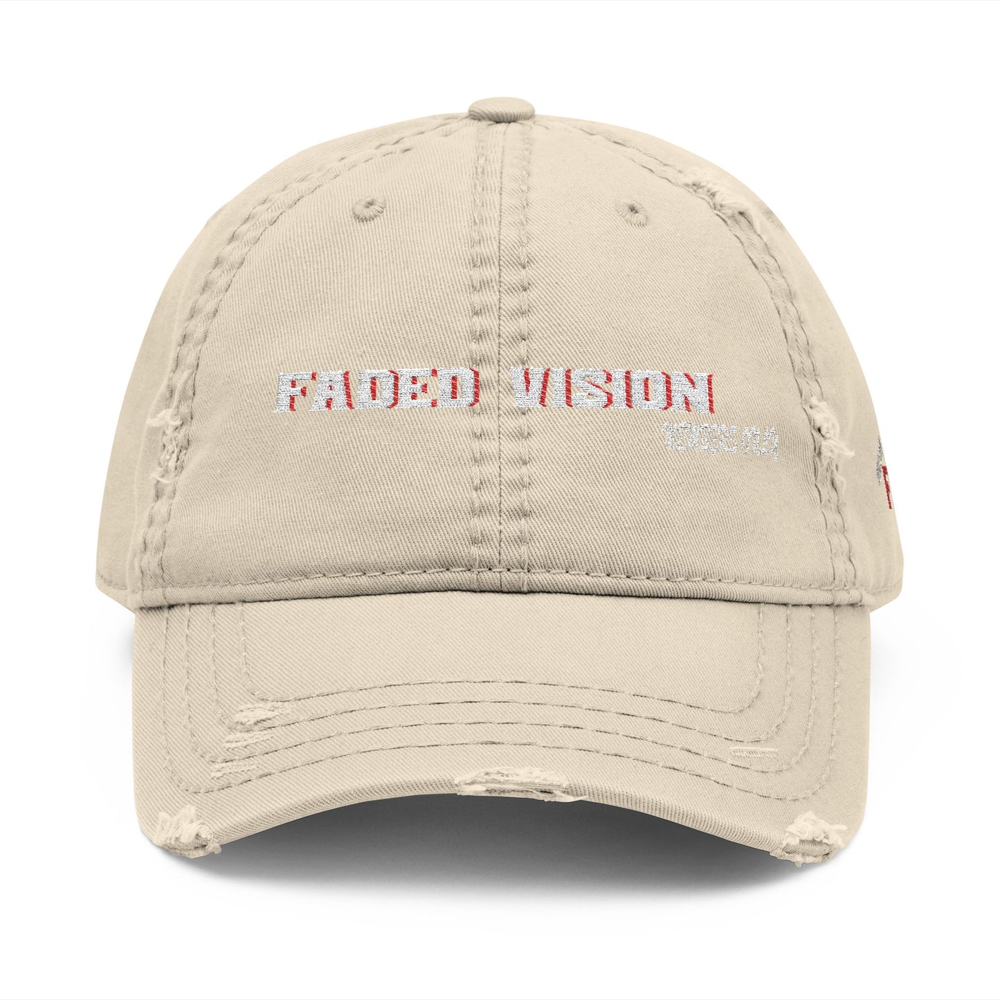 Distressed Dad Hat (Embroidery)