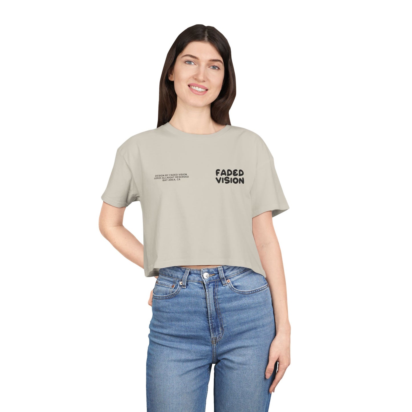 “Free Your Mind” Women's Crop Tee