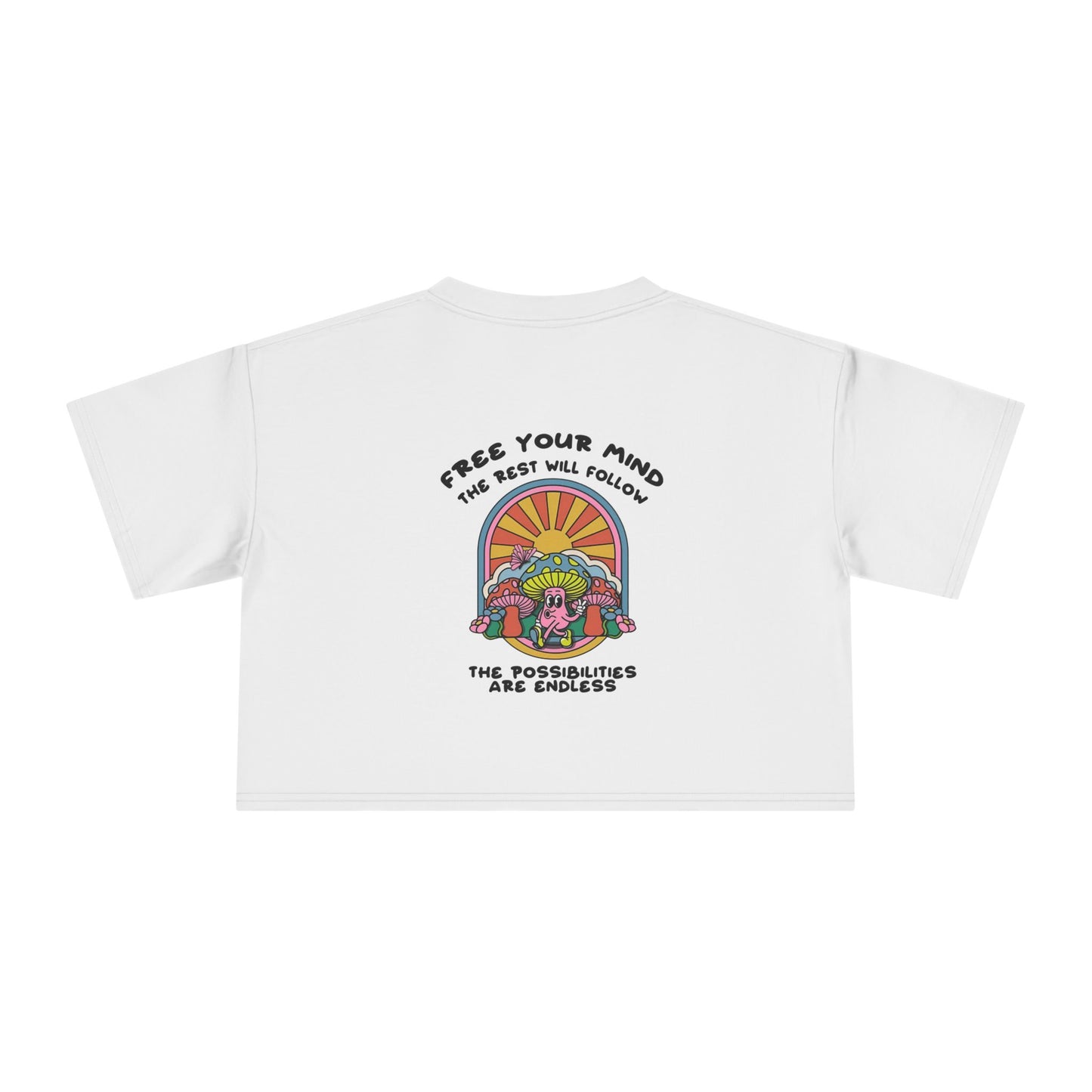 “Free Your Mind” Women's Crop Tee